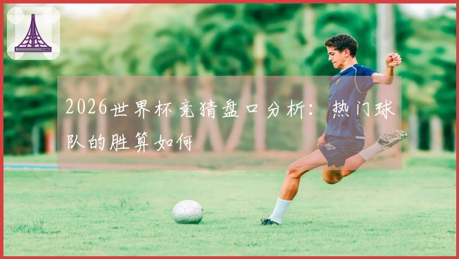 2026世界杯竞猜盘口分析：热门球队的胜算如何